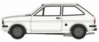 76FF008 Oxford Diecast Ford Fiesta Mk1 Diamond White